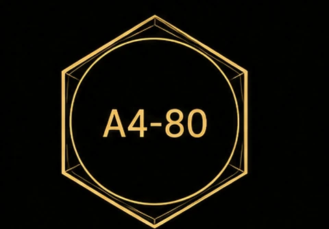 Stainless A4-80 head marking diagram