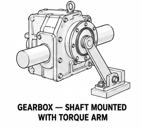 Shaft Mounted with Torque Arm