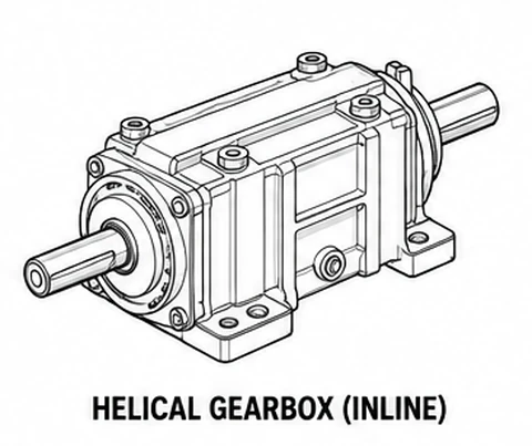 Helical Gearbox (Inline)